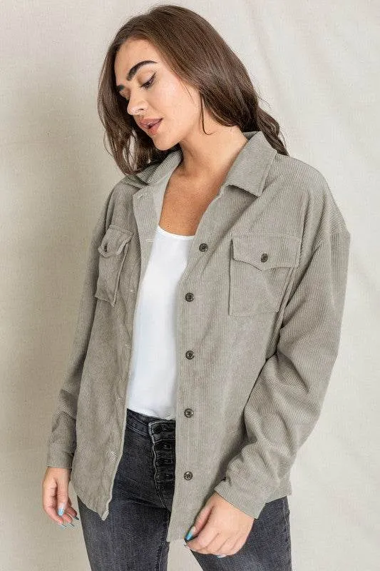 EG Fashion Corduroy Jacket