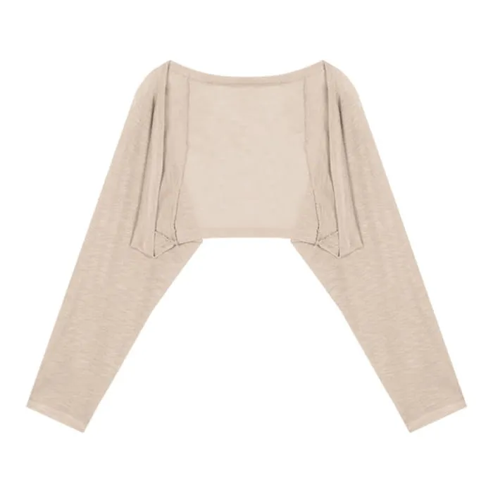 Elegant Knit Cardigan Off The Shoulder Denim Overalls