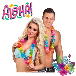 Elena Hawaiian Lei Multi-Coloured 40 Inches