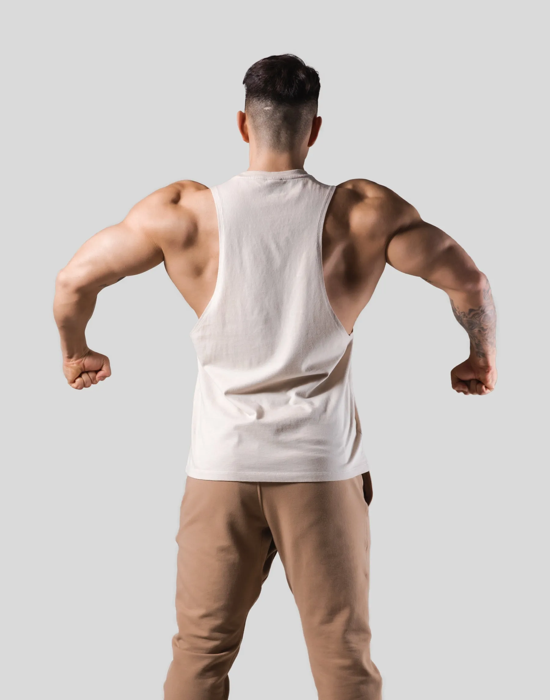 Emblem Drop Tanktop - Ivory