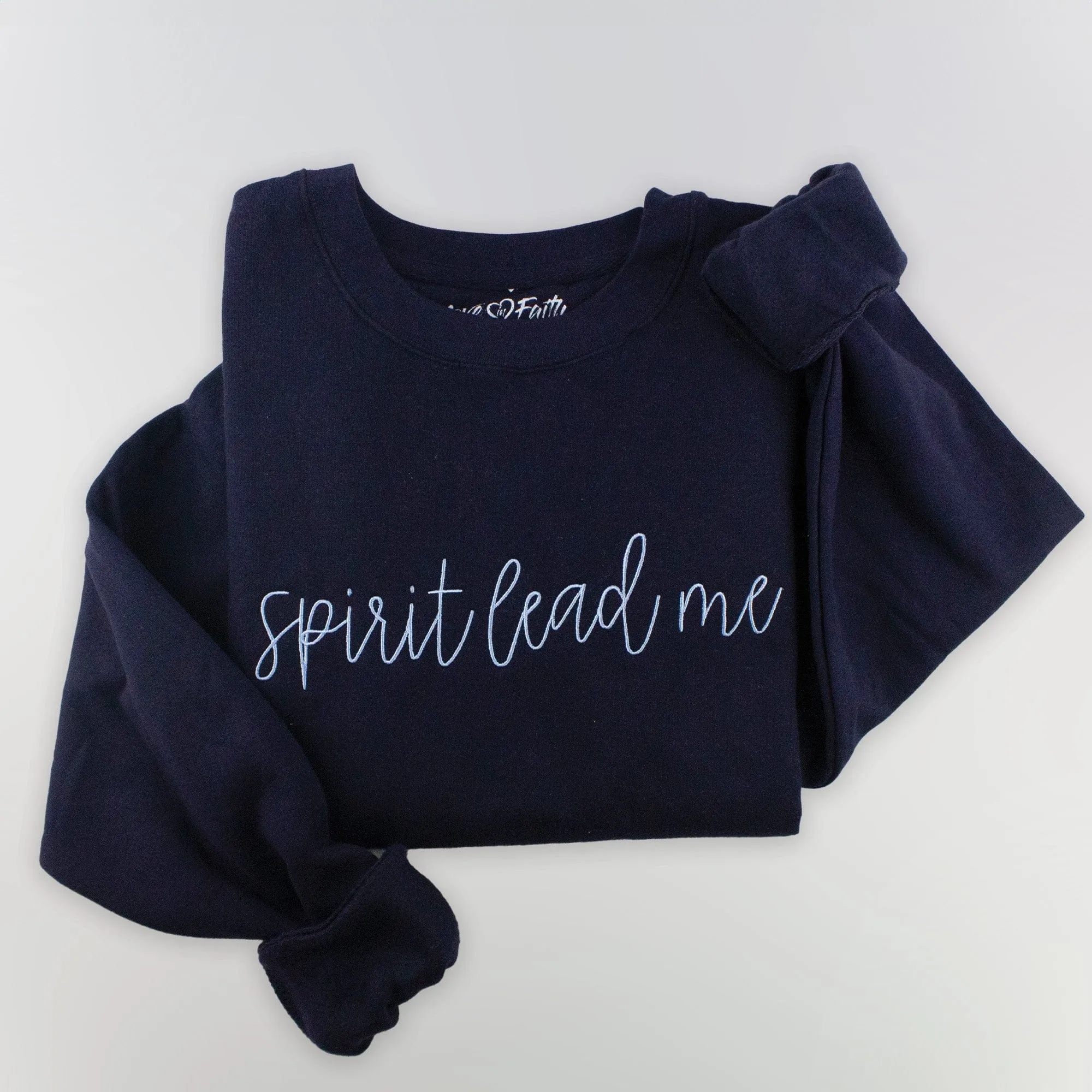 Embroidered Spirit Lead Me Sweatshirt