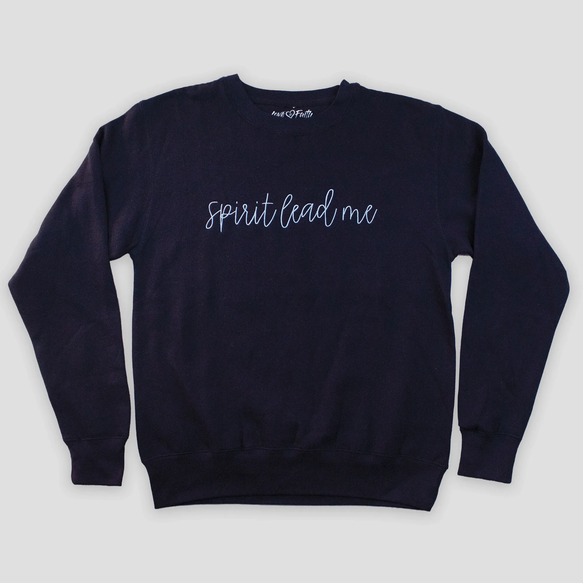 Embroidered Spirit Lead Me Sweatshirt