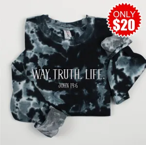 Embroidered Way Truth Life Sweatshirt - 20