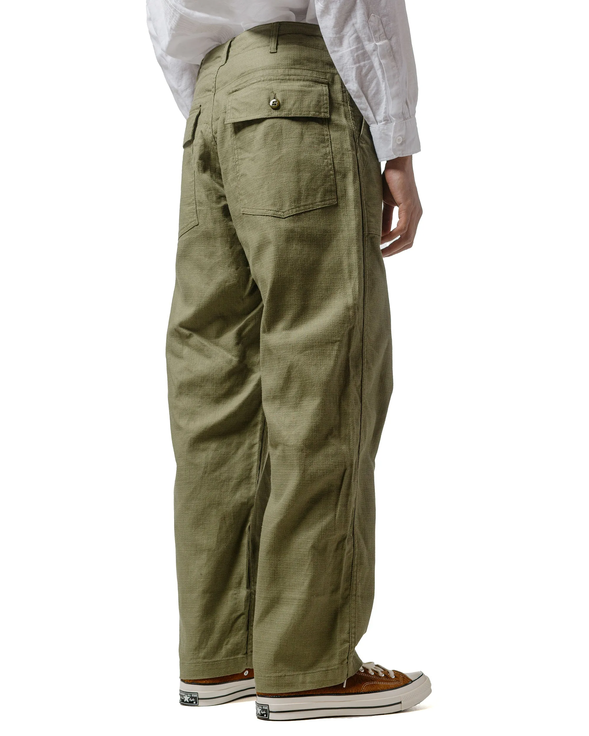 Engineered Garments Fatigue Pant Olive CL Java Cloth