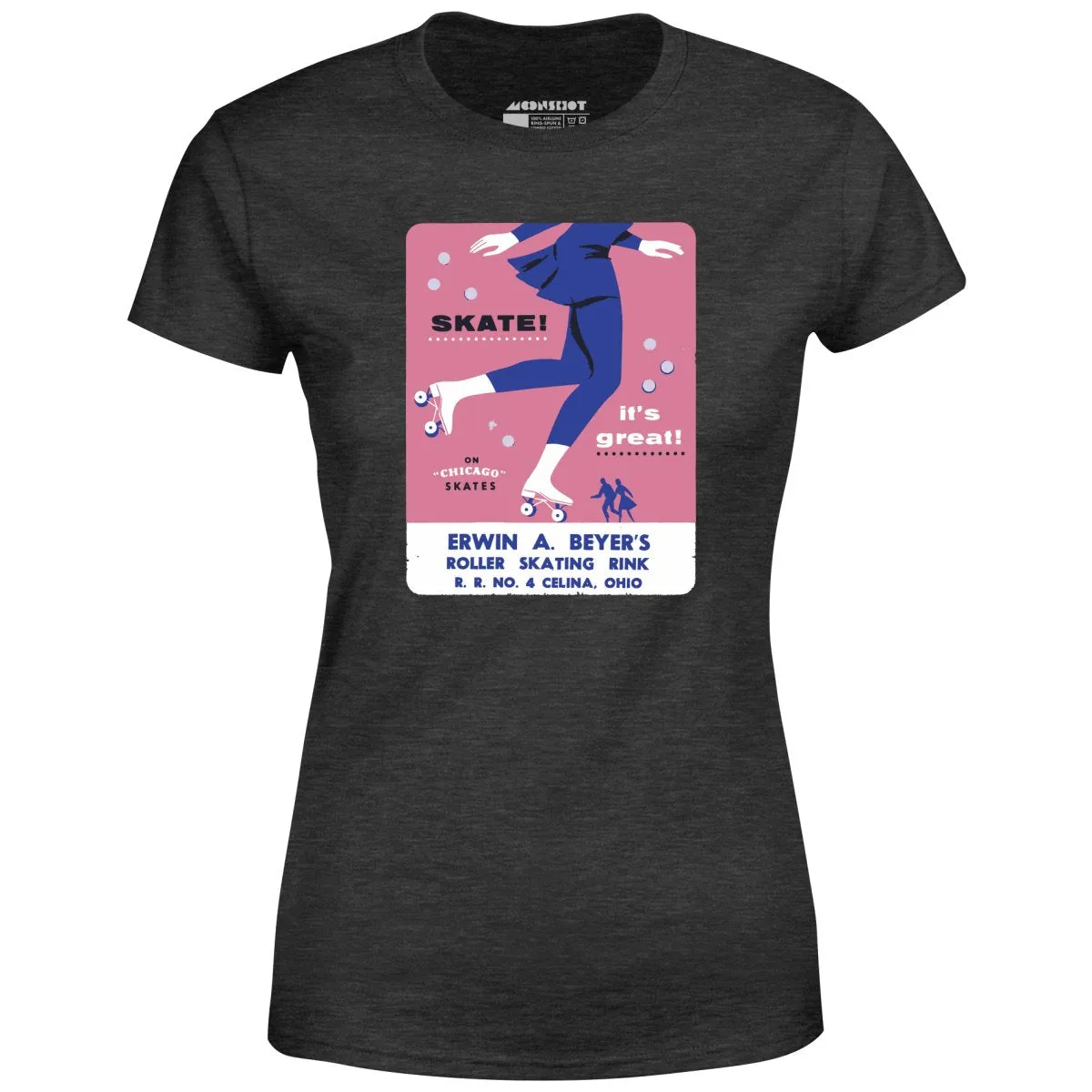 Erwin A. Beyer's - Celina, OH - Vintage Roller Rink - Women's T-Shirt
