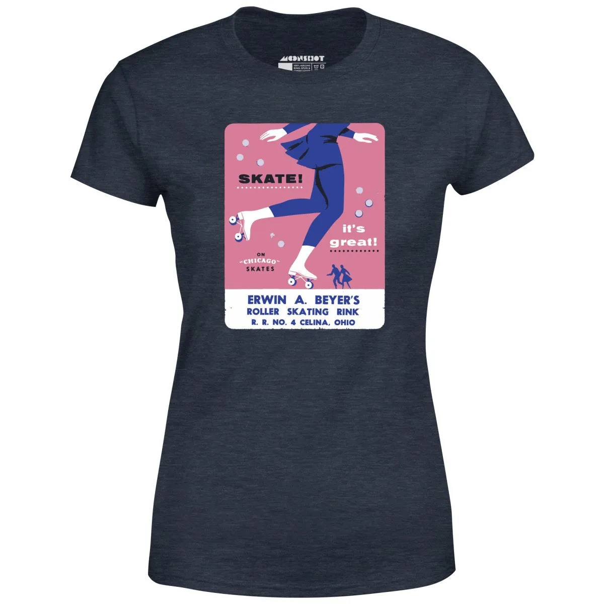 Erwin A. Beyer's - Celina, OH - Vintage Roller Rink - Women's T-Shirt