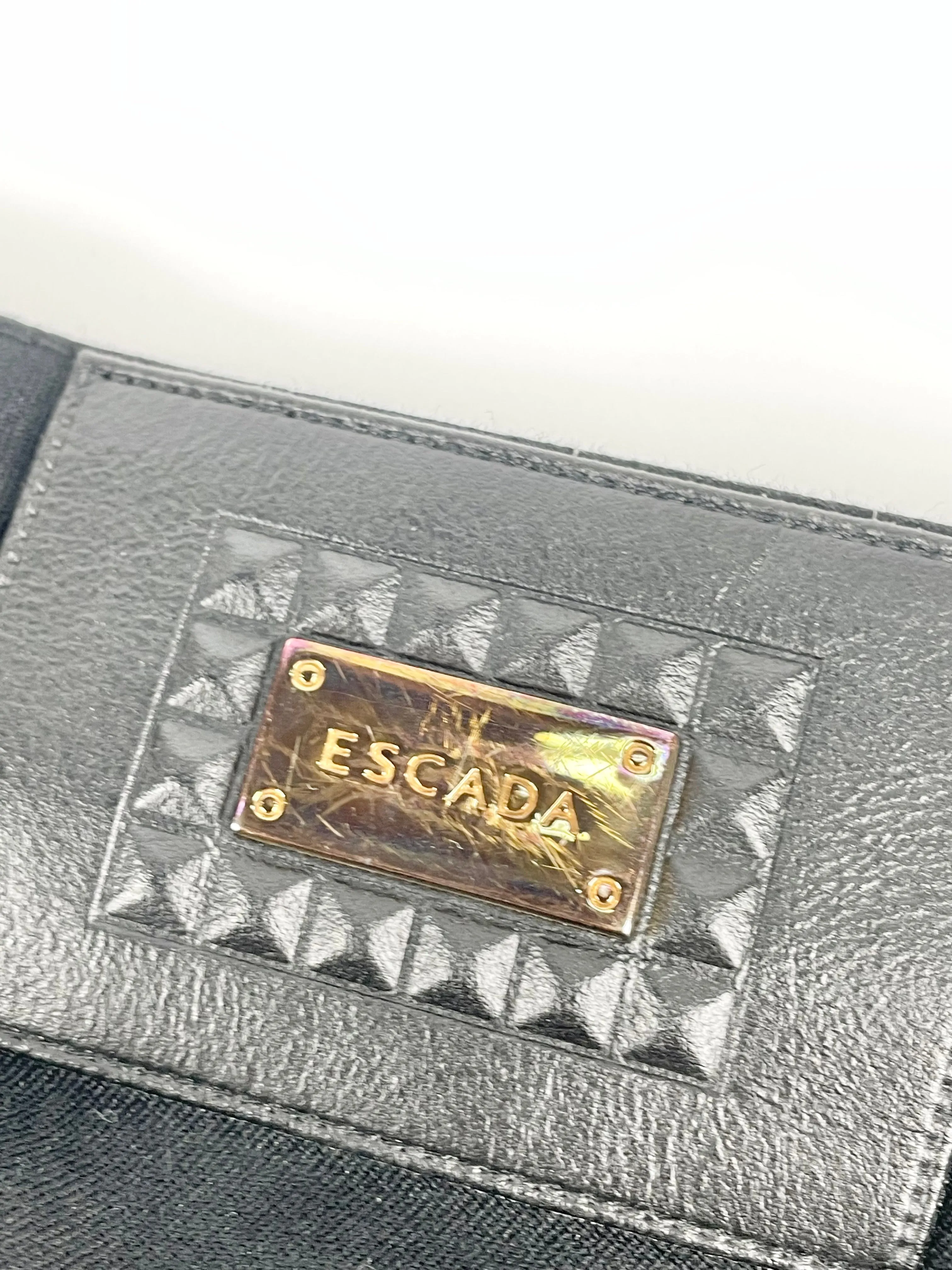 Escada Black Denim High Rise Straight-Leg Tessa Jeans - AU6/8