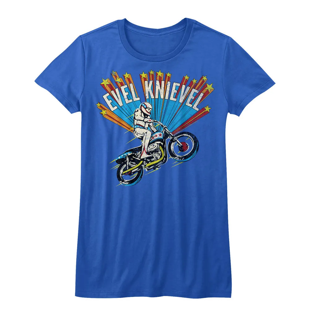 Evel Knievel Evelknievel Juniors T-Shirt