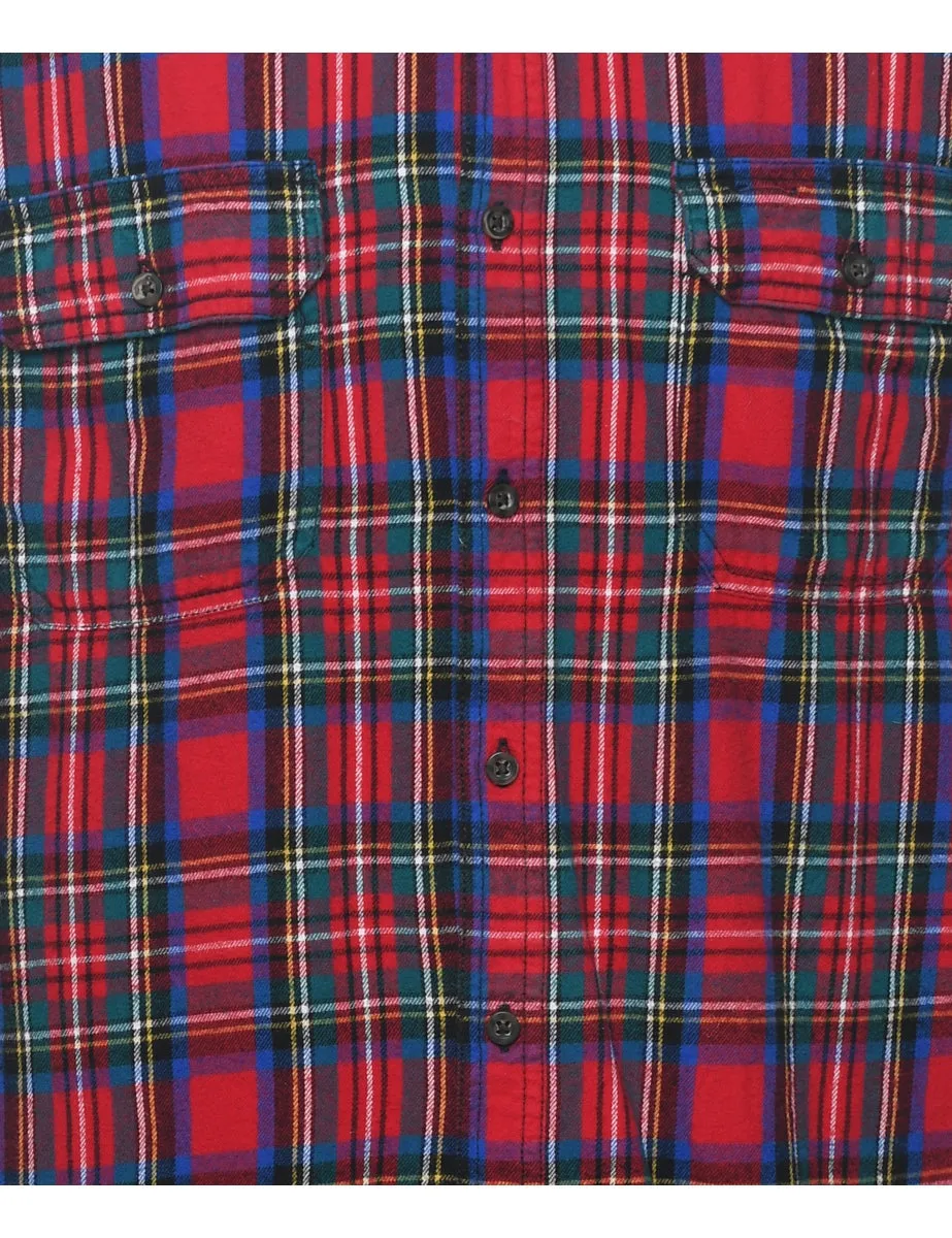 Faded Glory Multi-Colour Flannel Checked Shirt - L