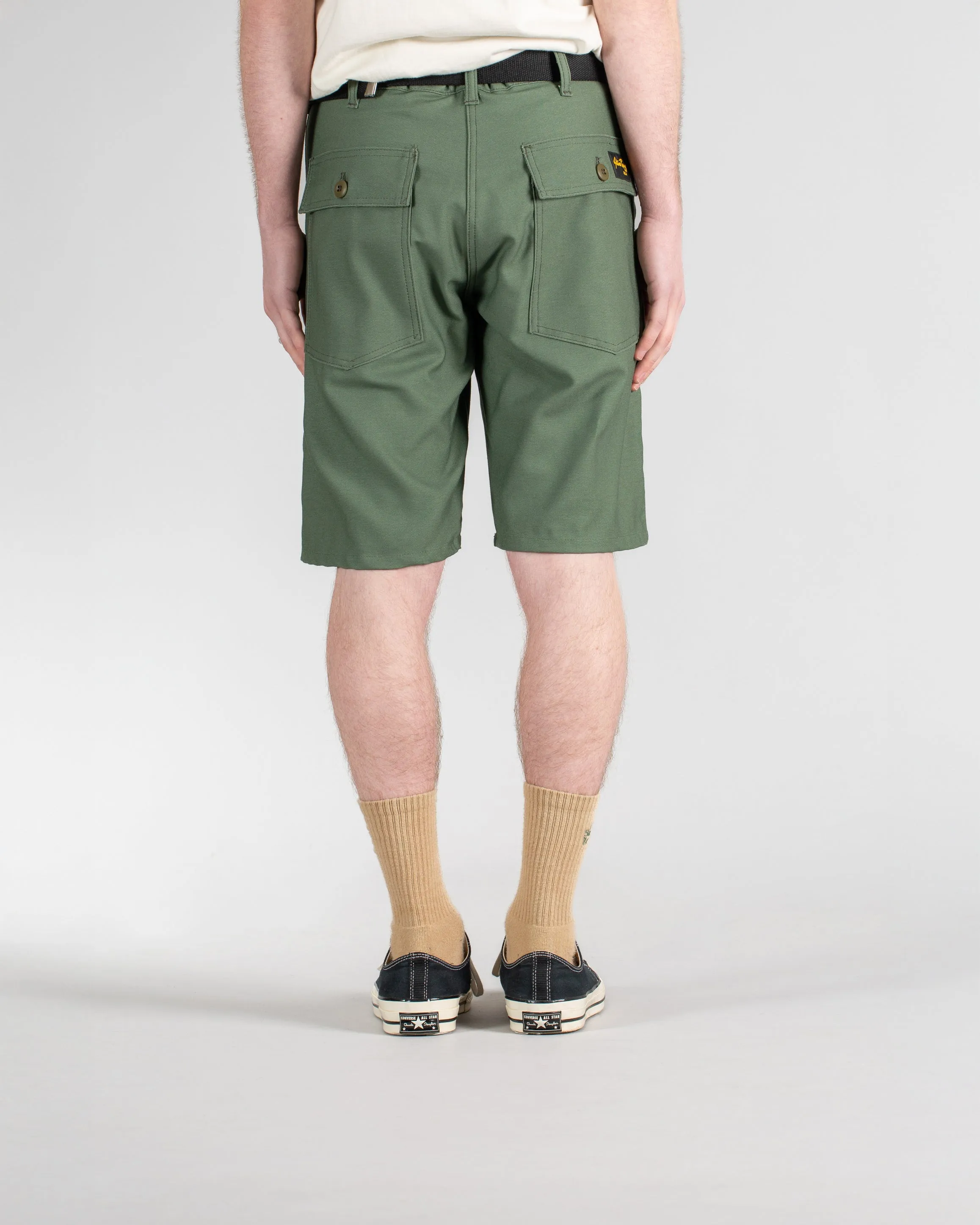 Fatigue Short (Olive Sateen 8.5oz)