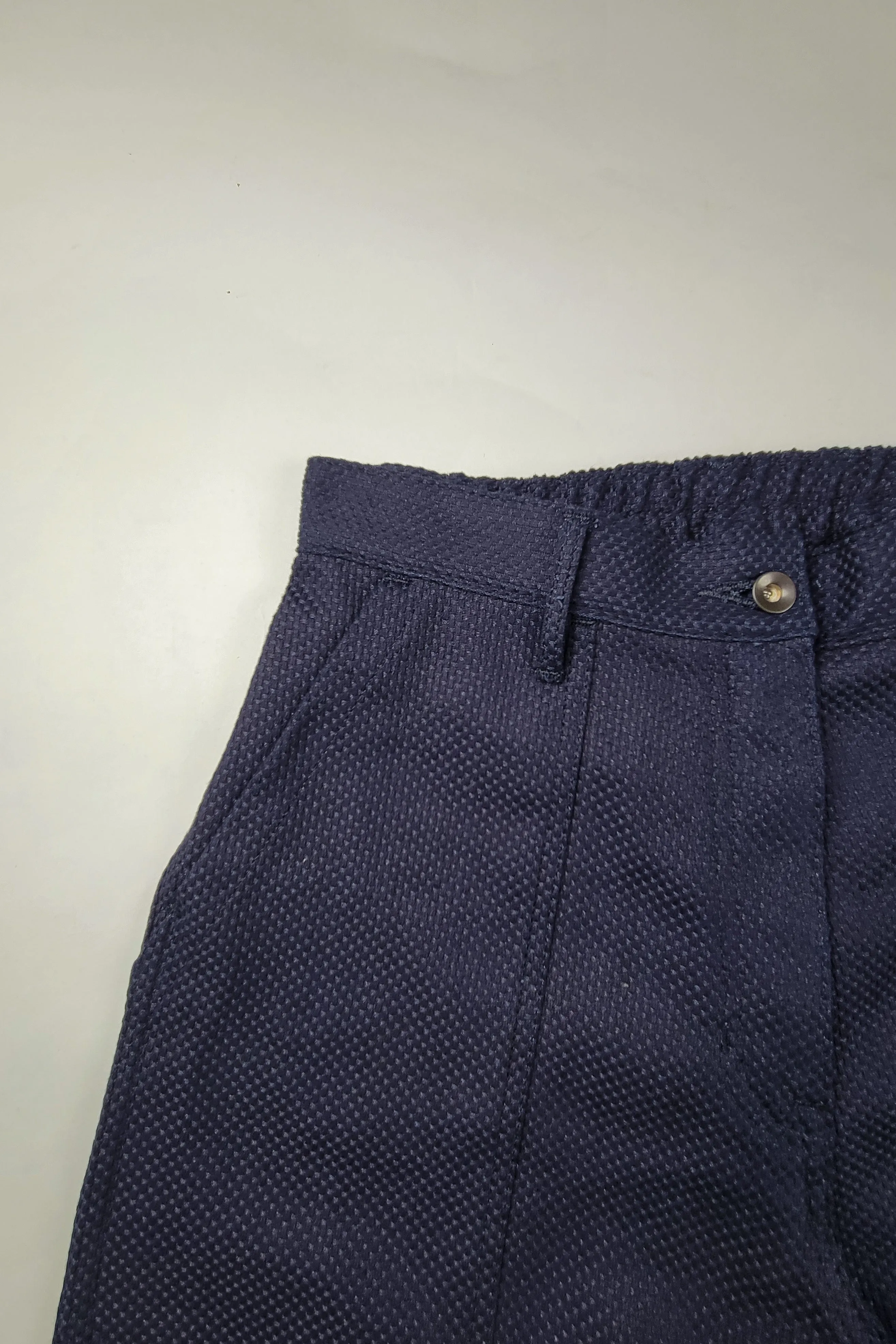 Fatigue Shorts - 12oz. Indigo Sashiko Size Exchange Small