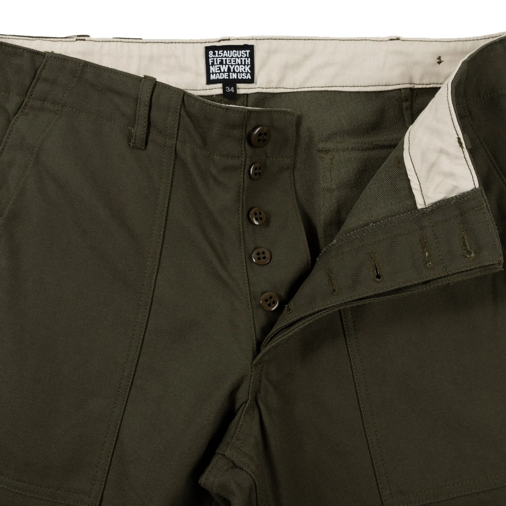Fatigue Trousers Back Twill - Olive