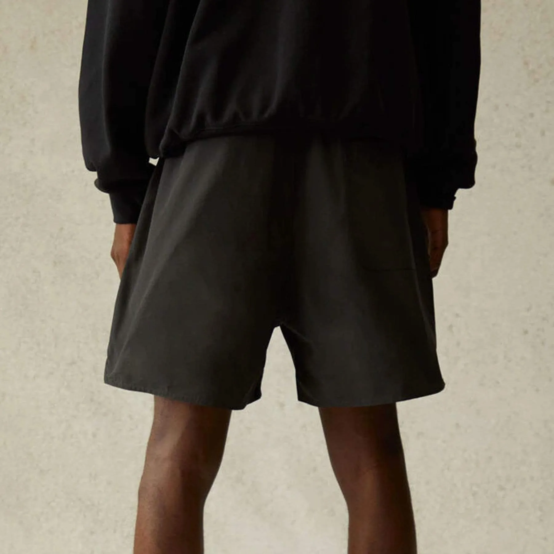 FEAR OF GOD ESSENTIALS Volley Shorts Black