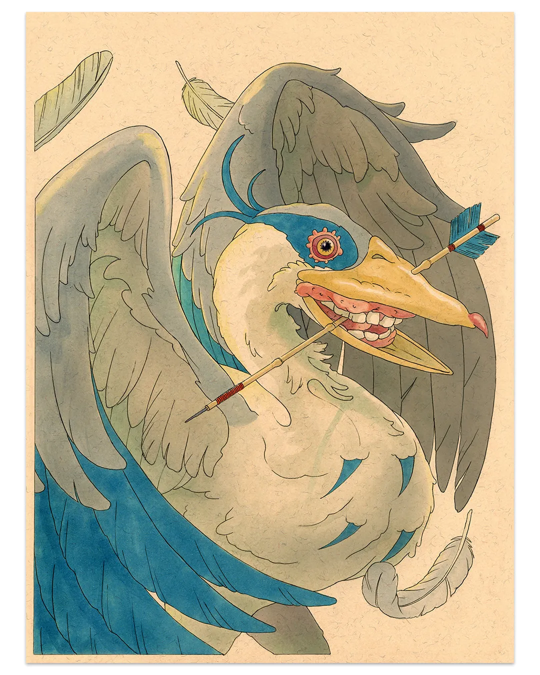 Felicia Chiao - "The Boy and The Heron" print