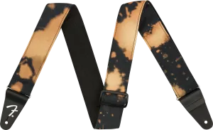 Fender Tie Dye Acid Wash Strap, Black
