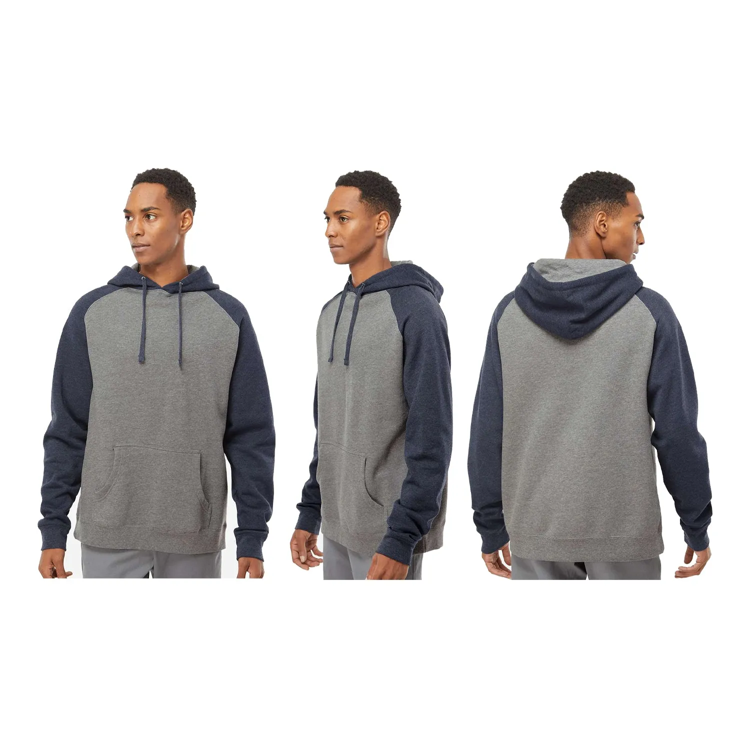 FHSU Hooded Raglan Embroidered Sweatshirt