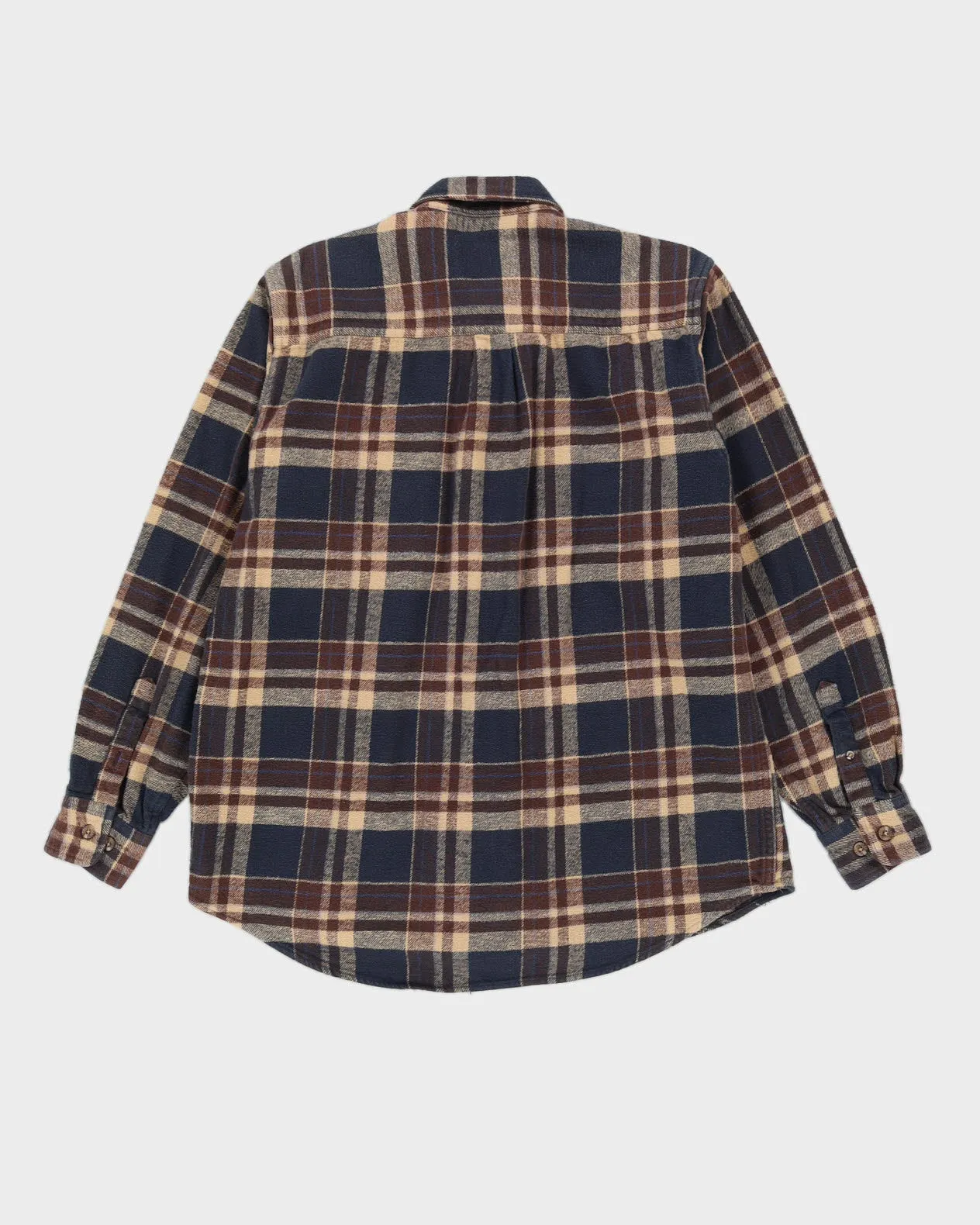 Field & Stream Blue Checked Flannel Shirt - XXL