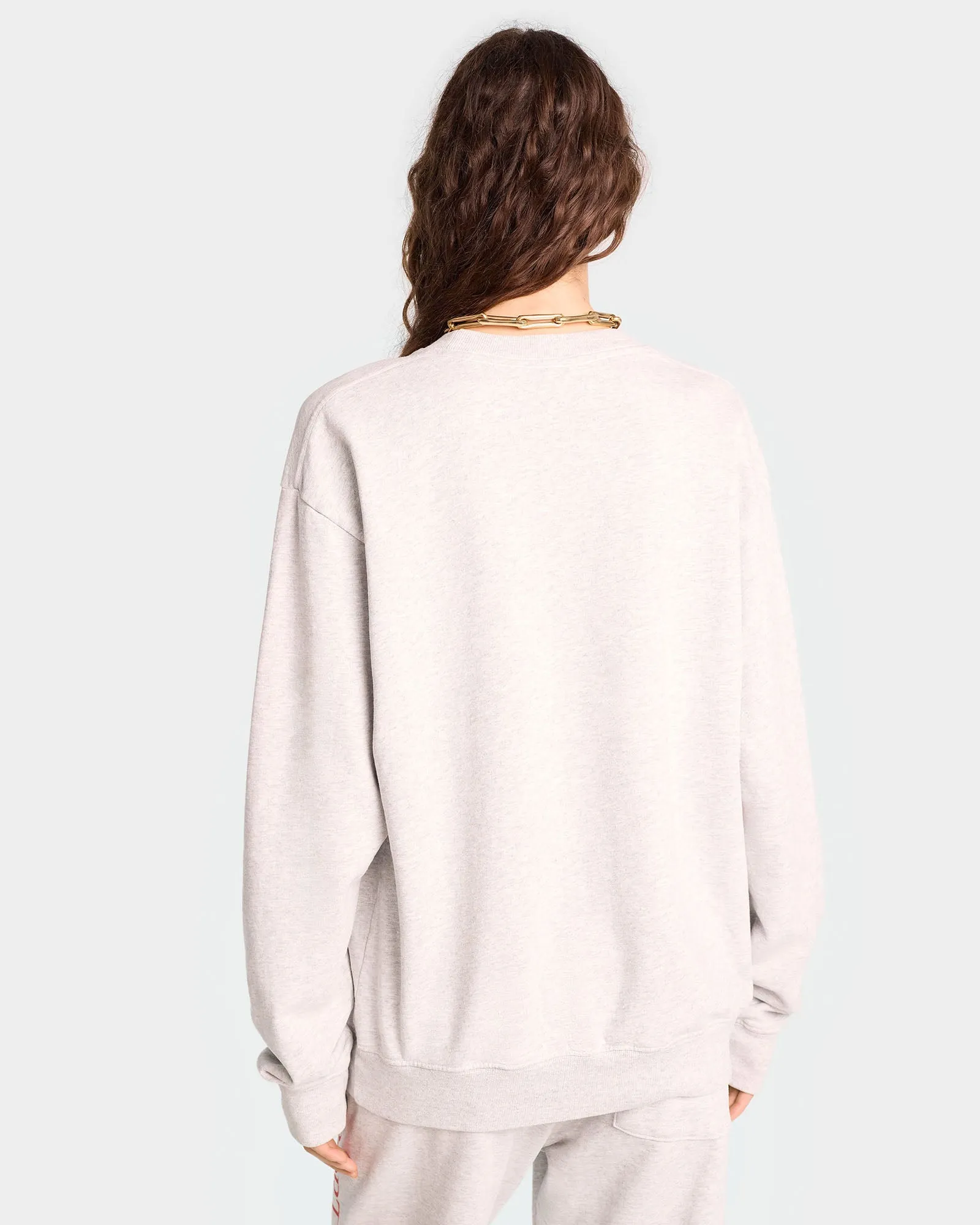 Finish Line Crewneck - Heather Gray/Multi