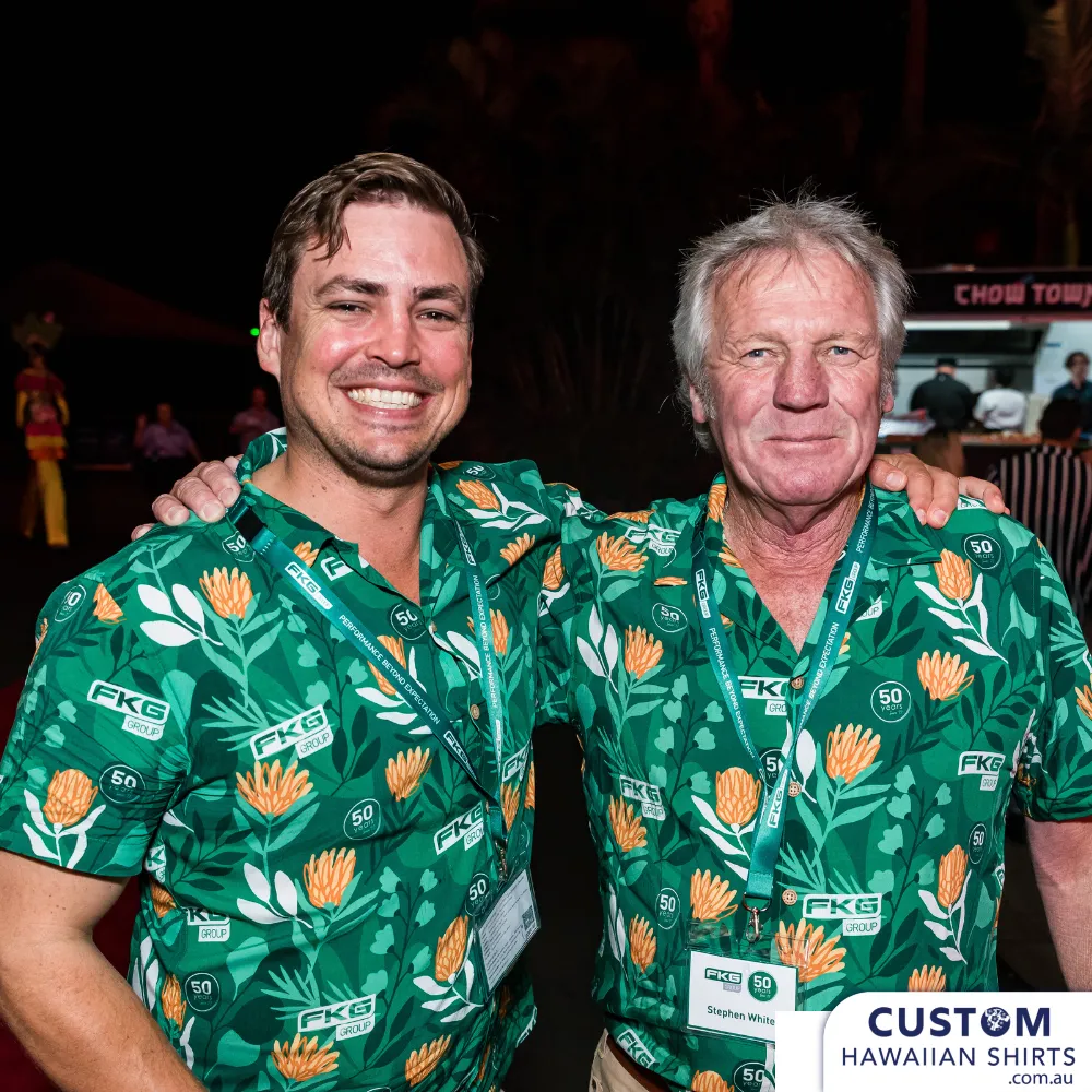 FKG Group, 2022 GC, QLD - 50th Anniversary Hawaiian Shirts