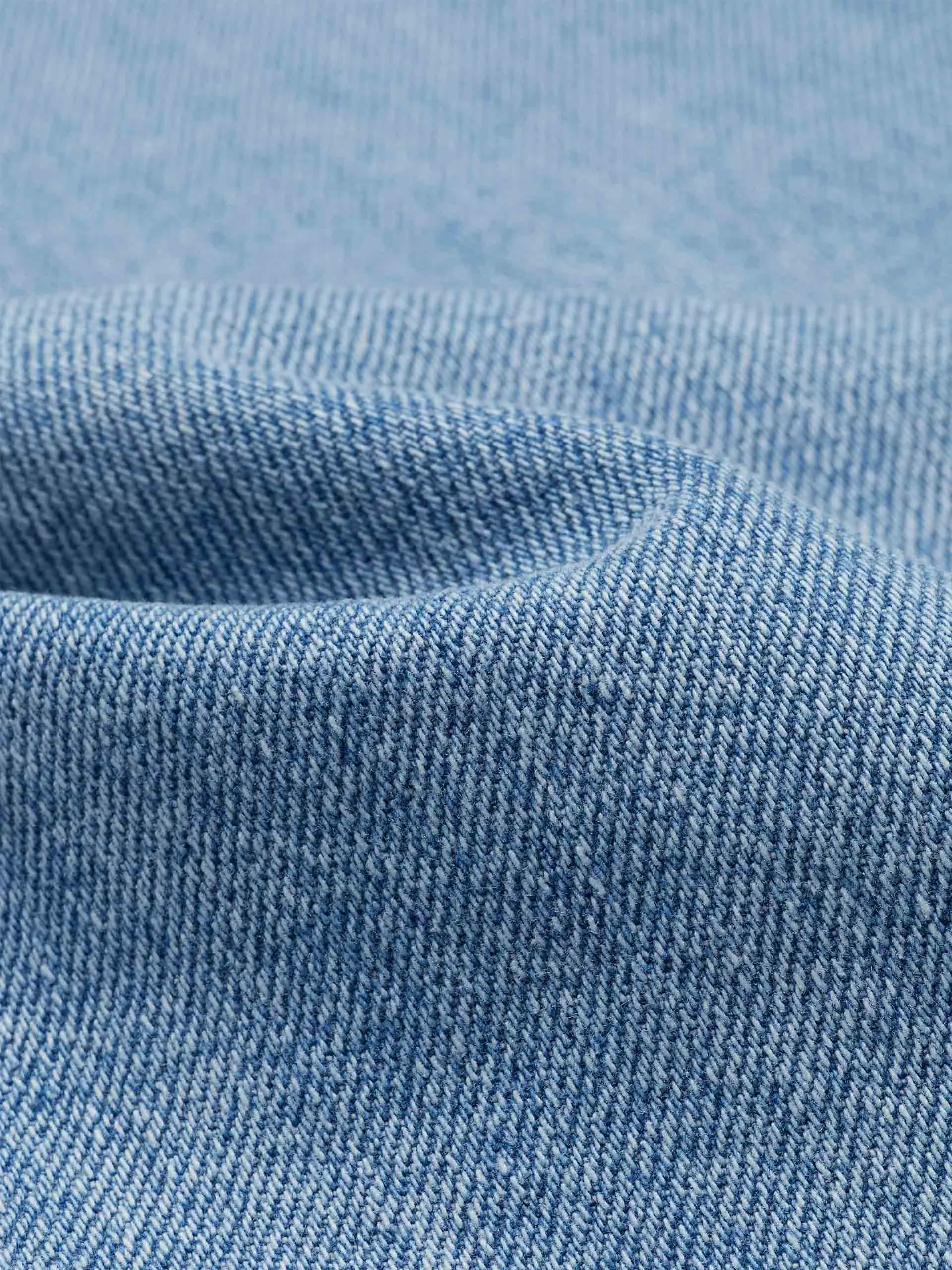 Flared Leg Cotton Jeans