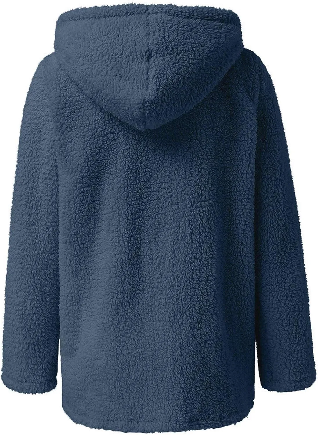 Fleece 2024 Winter Coat Women Plus Size Warm Soft Fuzzy Jackets Trendy Casual Outerwear Full Zip Up Hoodie Sweatshirts