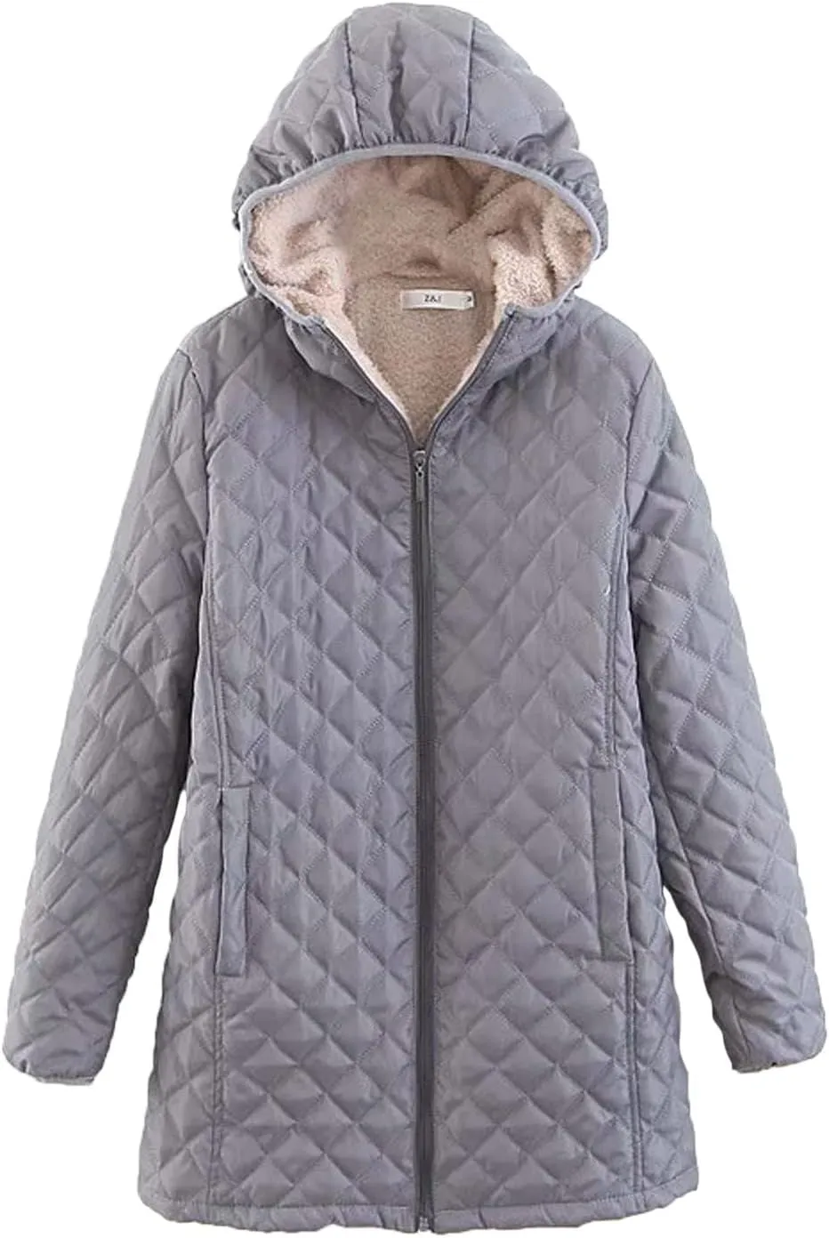 Fleece Jacket Women Windproof Plus Size Hooded Zipper Fuzzy Jackets Casual Outerwear Comfy Wool Warm Winter Coats 2023