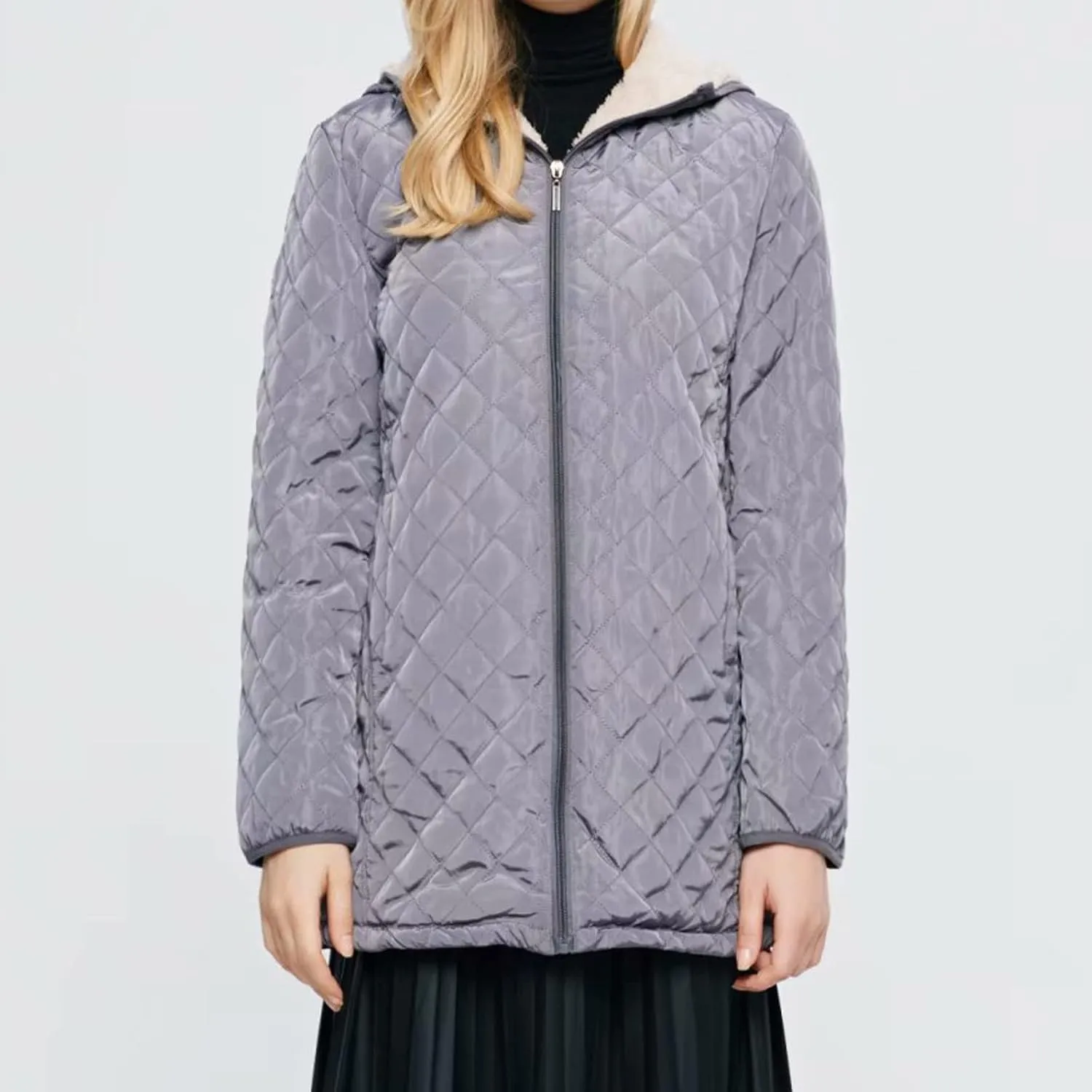 Fleece Jacket Women Windproof Plus Size Hooded Zipper Fuzzy Jackets Casual Outerwear Comfy Wool Warm Winter Coats 2023