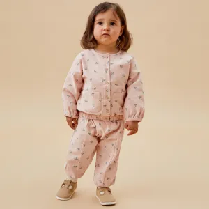 Floral Corduroy Trousers