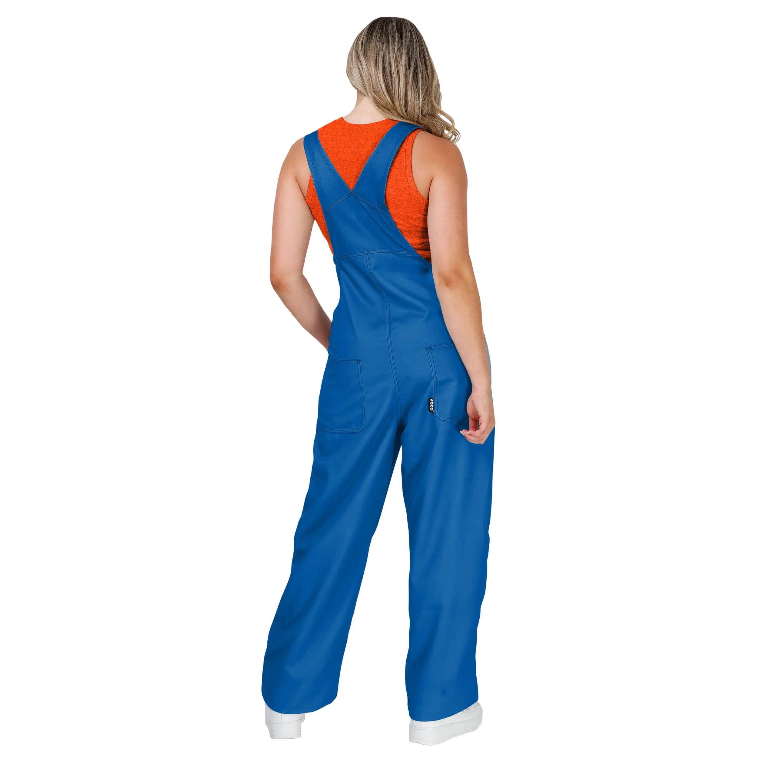 Florida Gators NCAA Womens Big Logo Bib Overalls