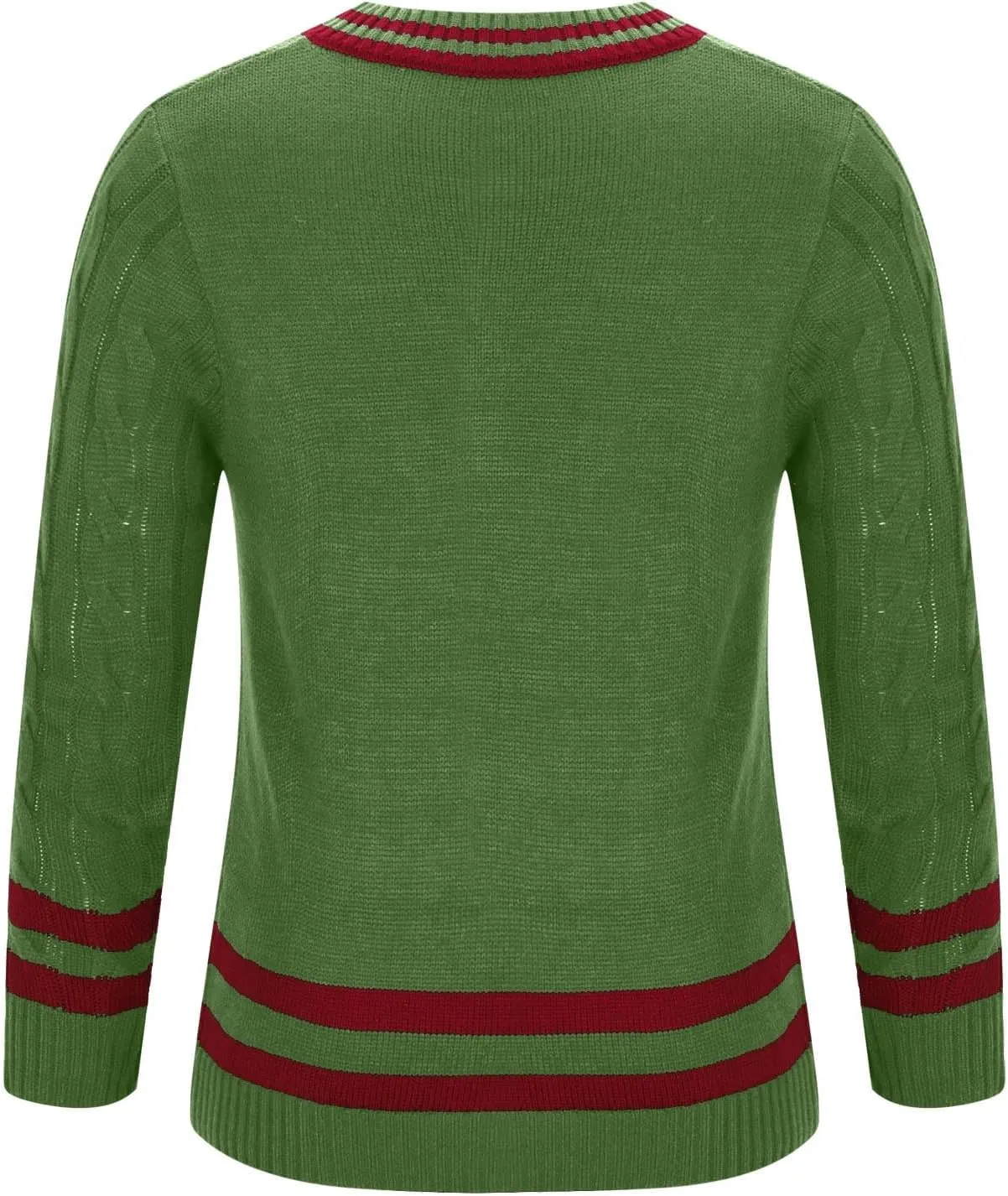 for Mens Fall Winter Long Sleeve V Neck Sweater Ribbed Crochet Plain Man 2025 Regular Fit Y2K