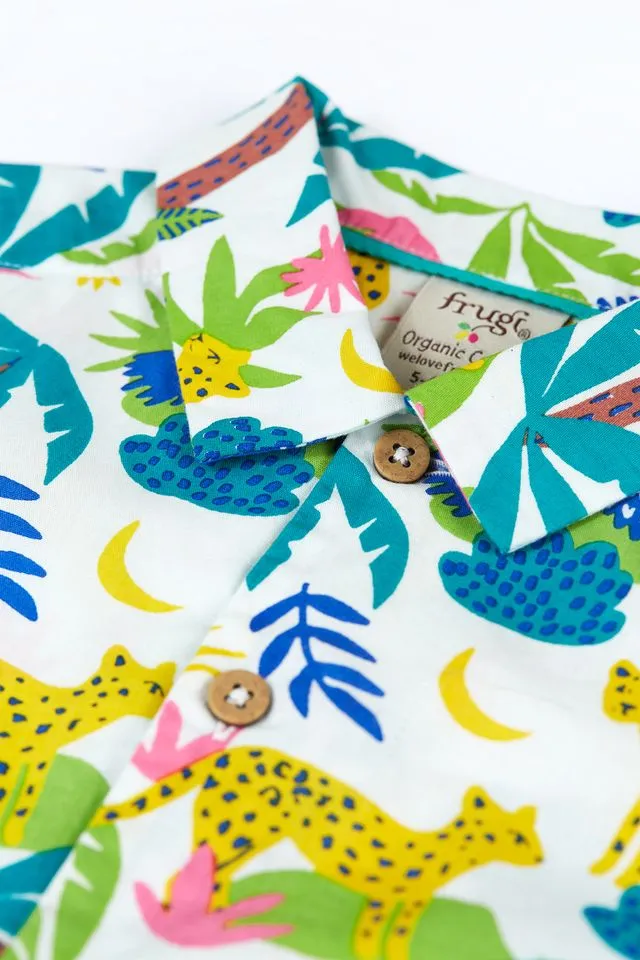 Frugi Harvey Hawaiian Shirt La9we Jungle