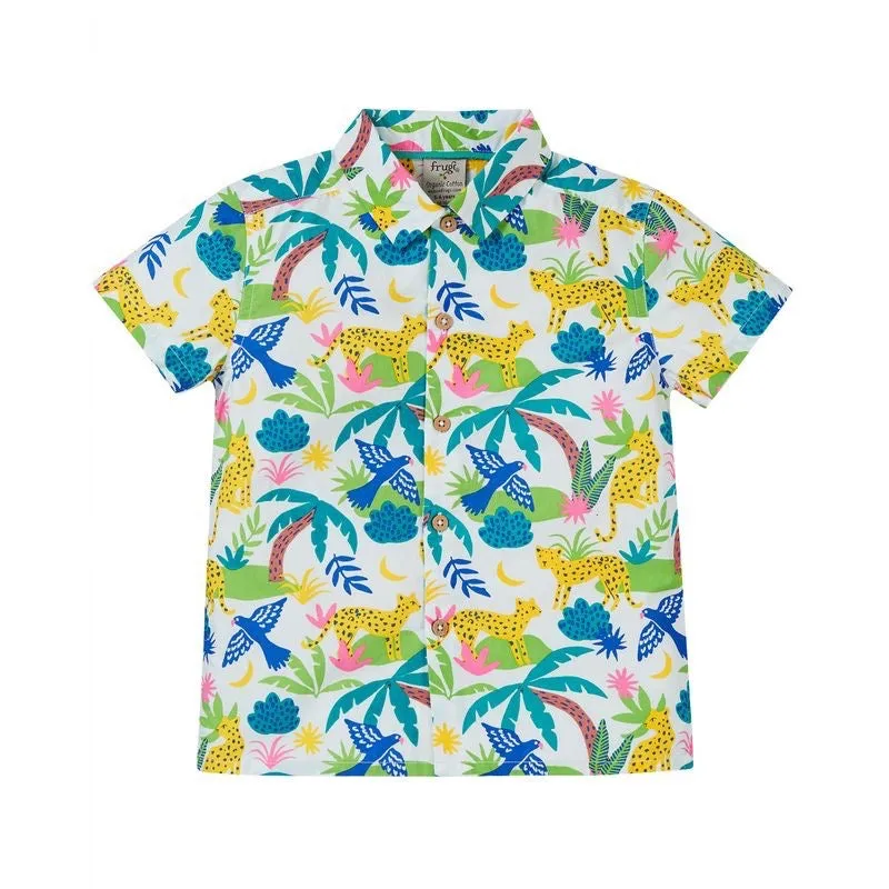 Frugi Harvey Hawaiian Shirt La9we Jungle