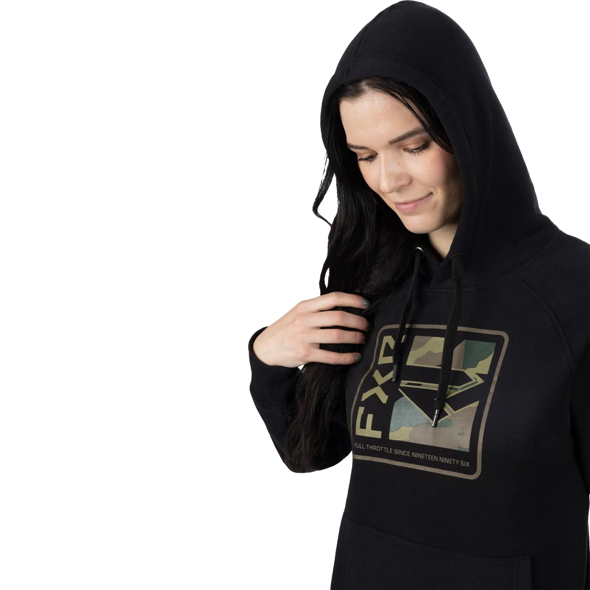 FXR Broadcast Pullover Hoodie Black/Camo