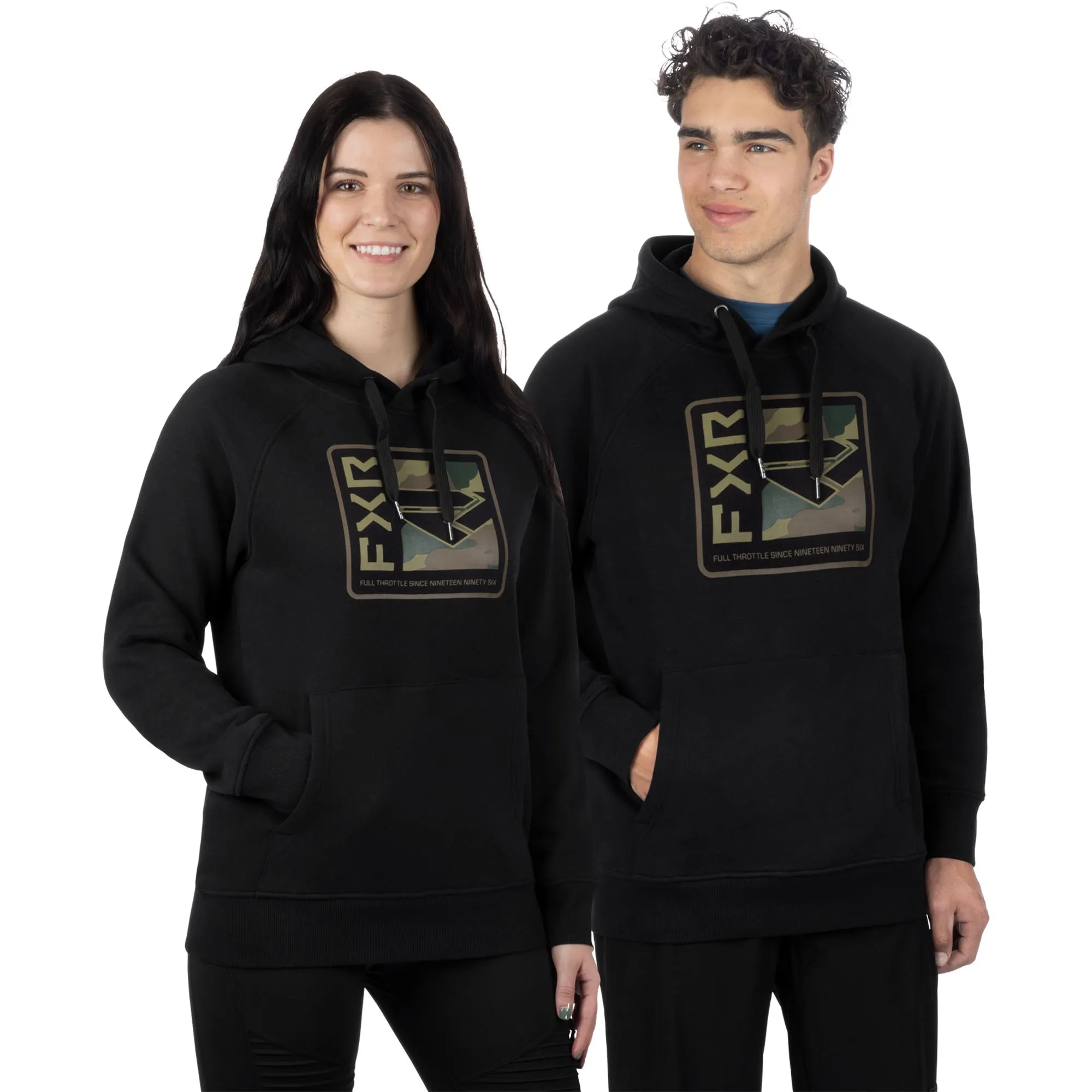FXR Broadcast Pullover Hoodie Black/Camo