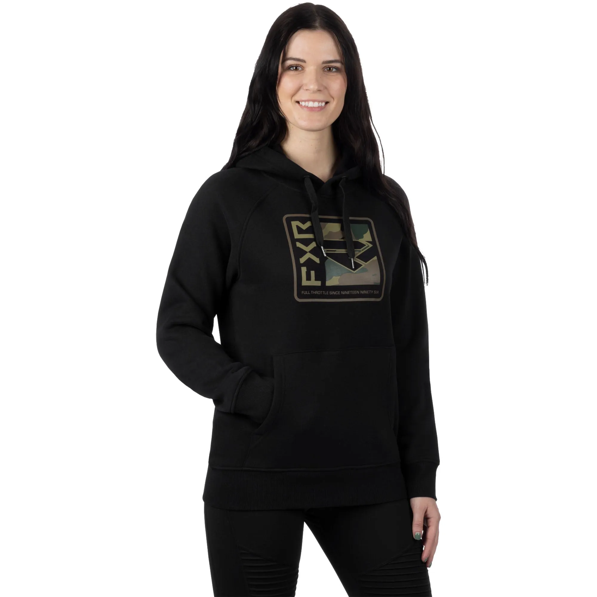 FXR Broadcast Pullover Hoodie Black/Camo