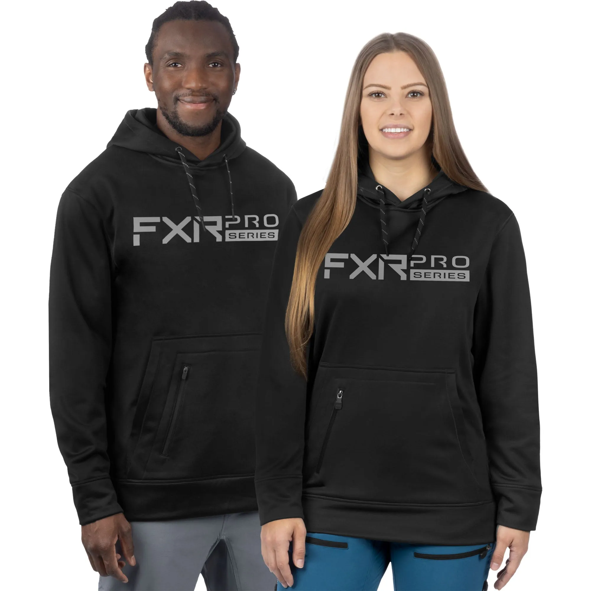FXR Pro Tech Pullover Hoodie Black/Grey