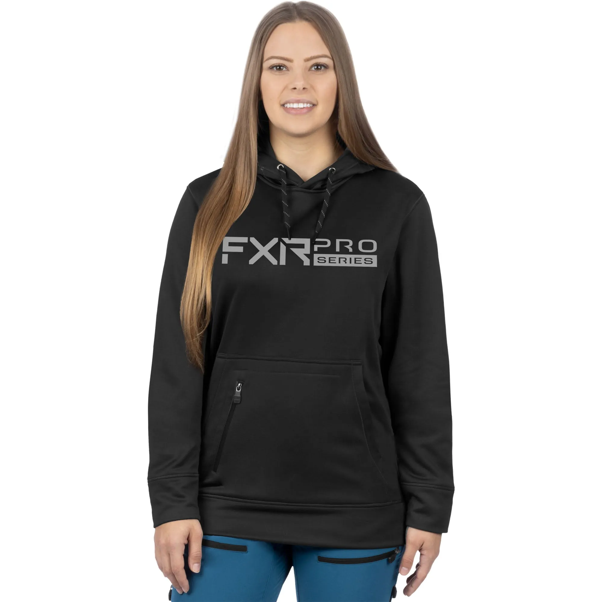 FXR Pro Tech Pullover Hoodie Black/Grey
