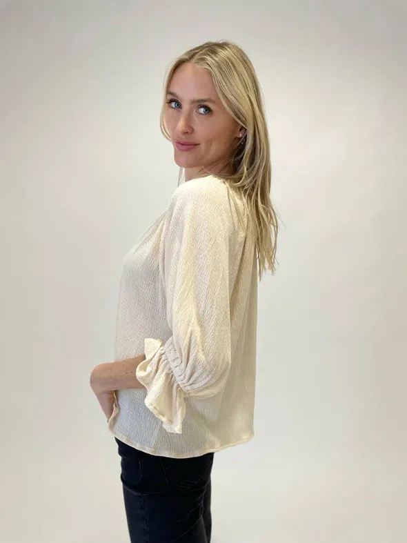 Gauze Jenni Top | White Magnolia