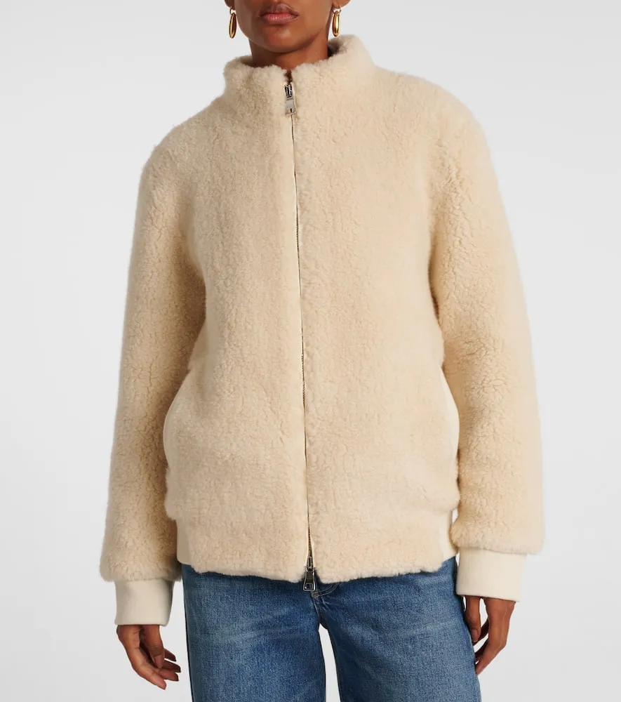 God's True Cashmere T-Bird cashmere bomber jacket