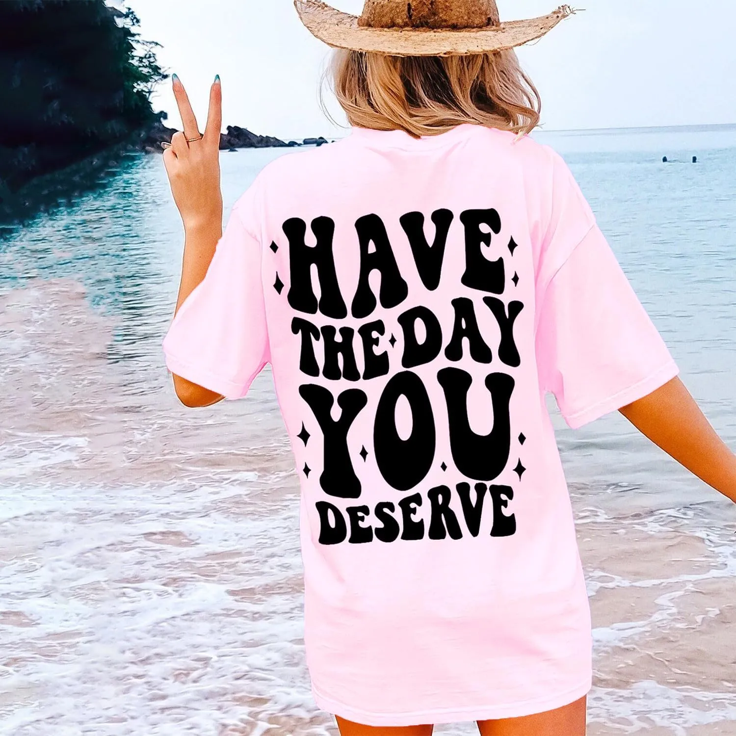 Graphic Tshirts for Women: Have The Day You Deserve Shirt Funny Skeletons Shirts Casual Graphic Tees Tops