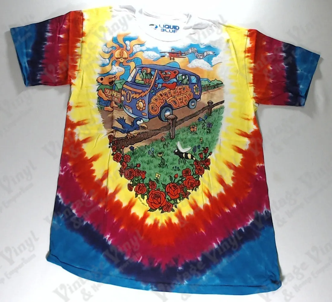 Grateful Dead - Bus Front and Back Liquid Blue Shirt