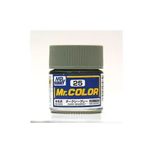GSI Creos MR. Hobby Mr Color MR-025 Dark Sea Gray 10mL Primary Gloss Paint