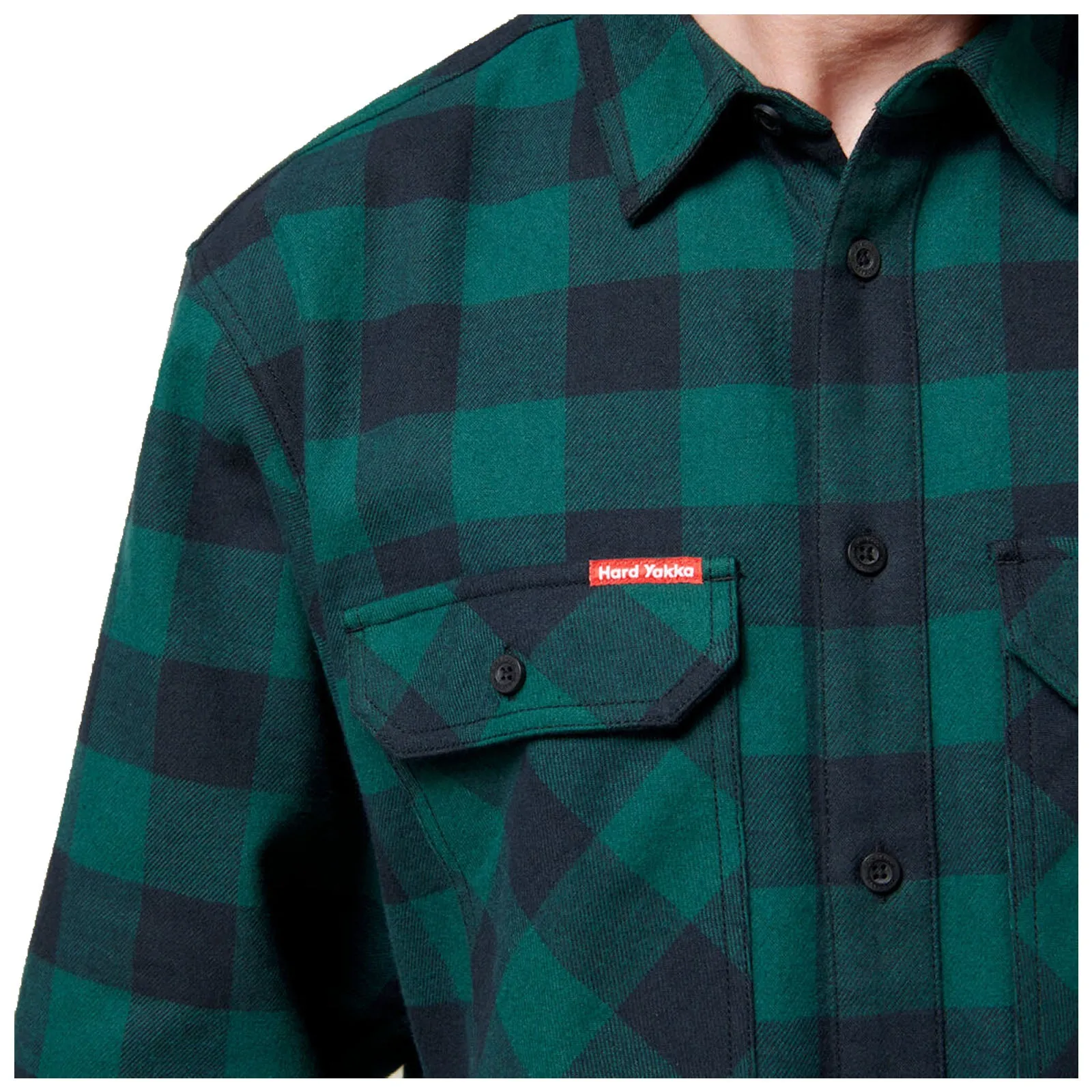 Hard Yakka Mens Check Flannel Shirt