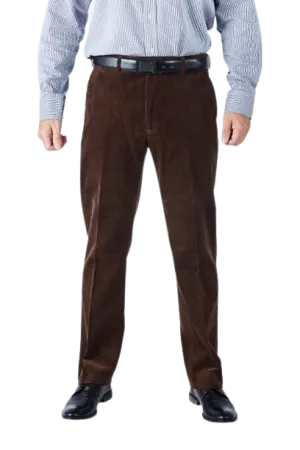 Harvey Jones Teeshot Corduroy Trousers - Brown