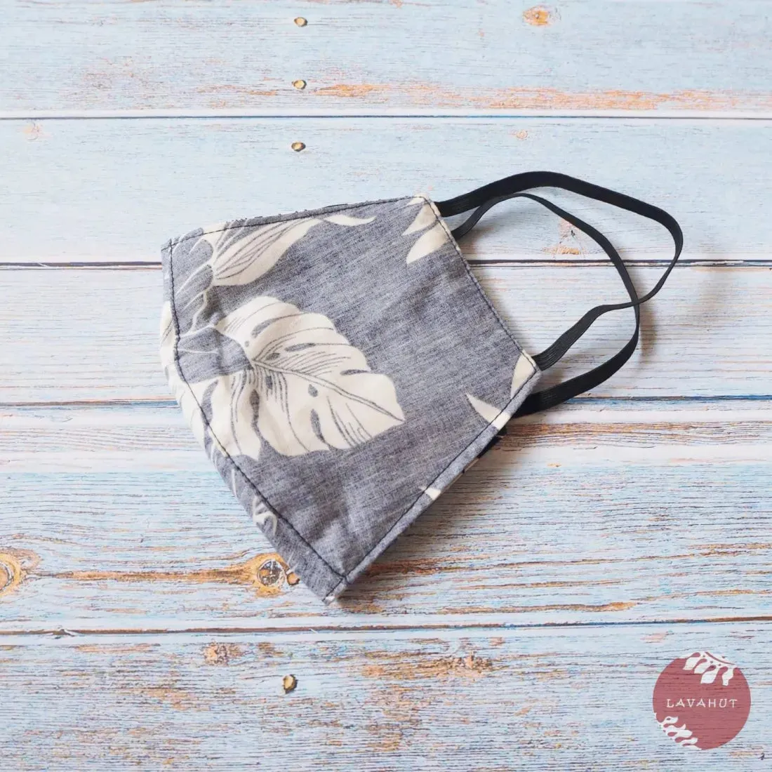 Hawaiian Face Mask • Navy Orchid