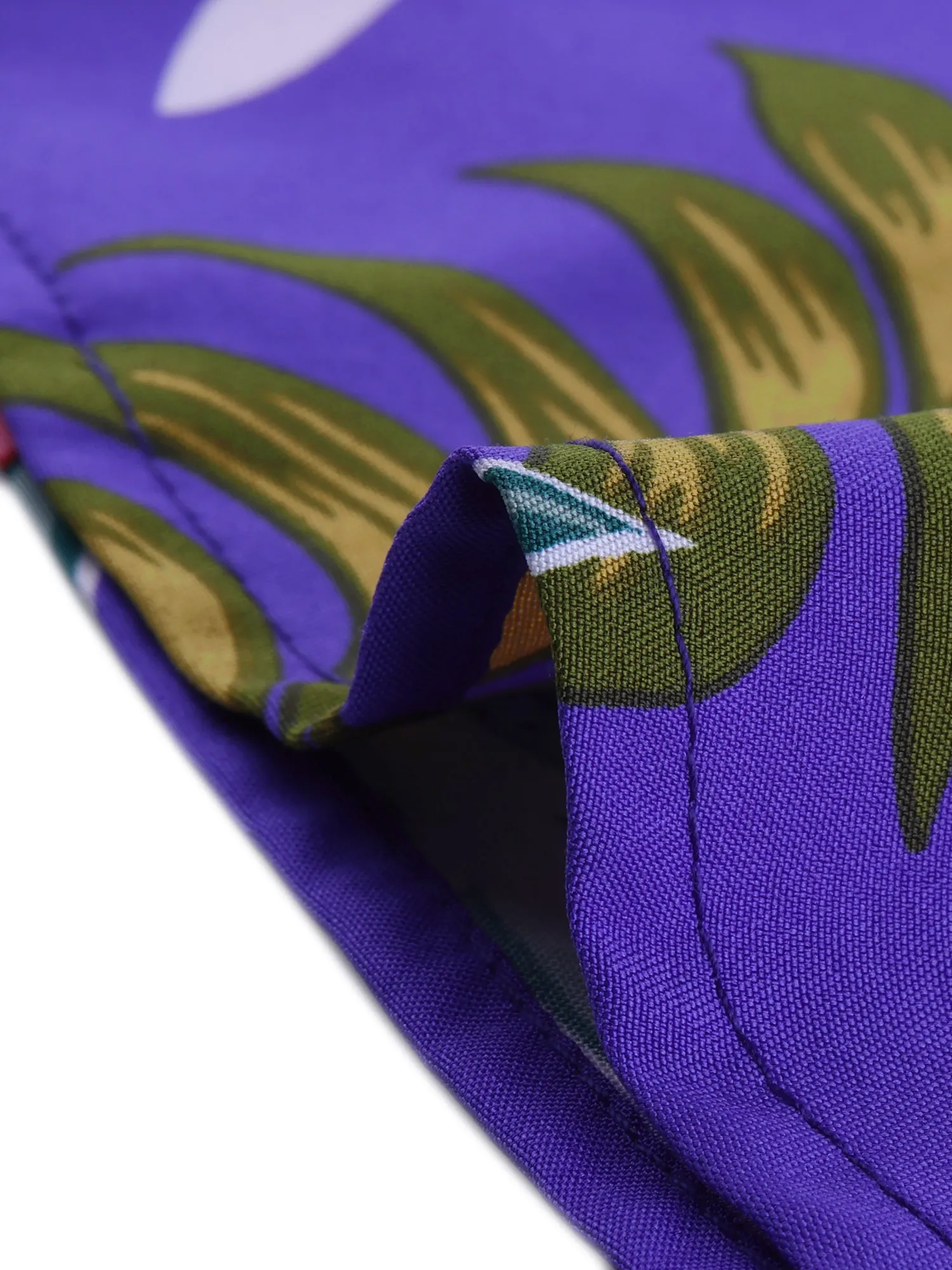 Hawaiian Floral Leaves Tropical Button Down Shirt