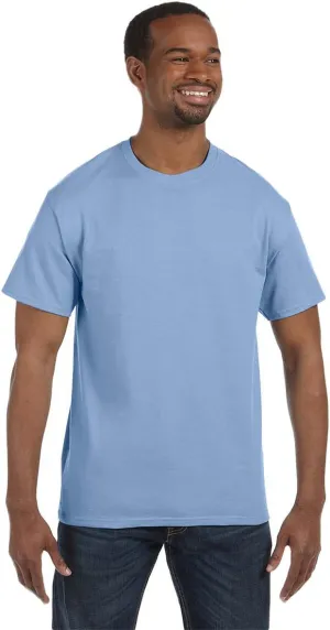 Heavy Cotton 100% Cotton Tshirt (G500) Light Blue, 5XL