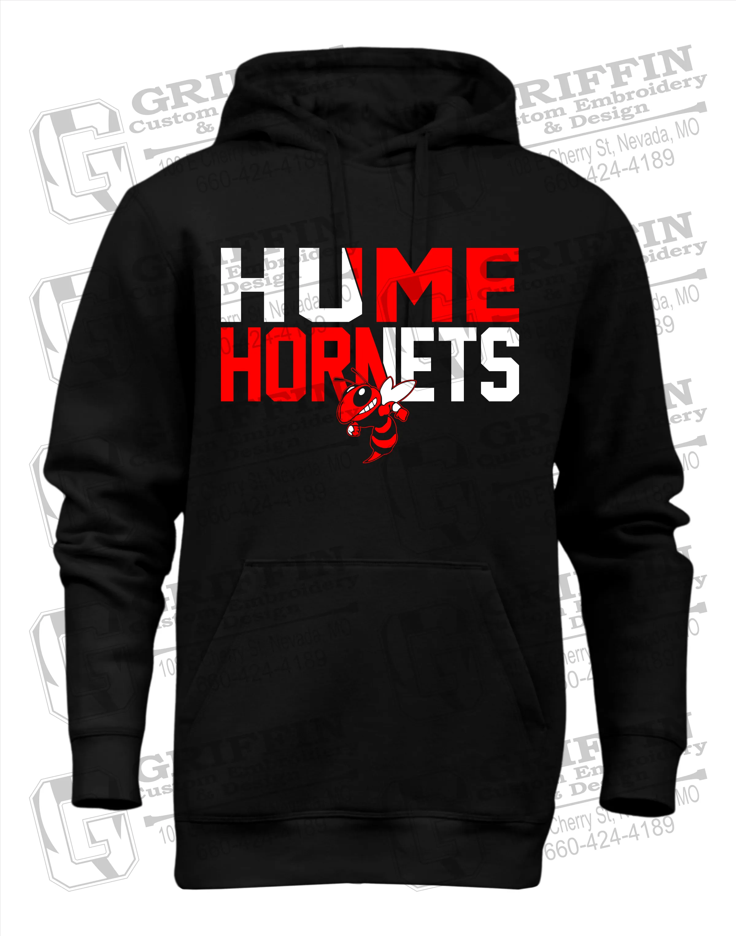 Heavyweight Fleece Hoodie - Hume Hornets 23-C