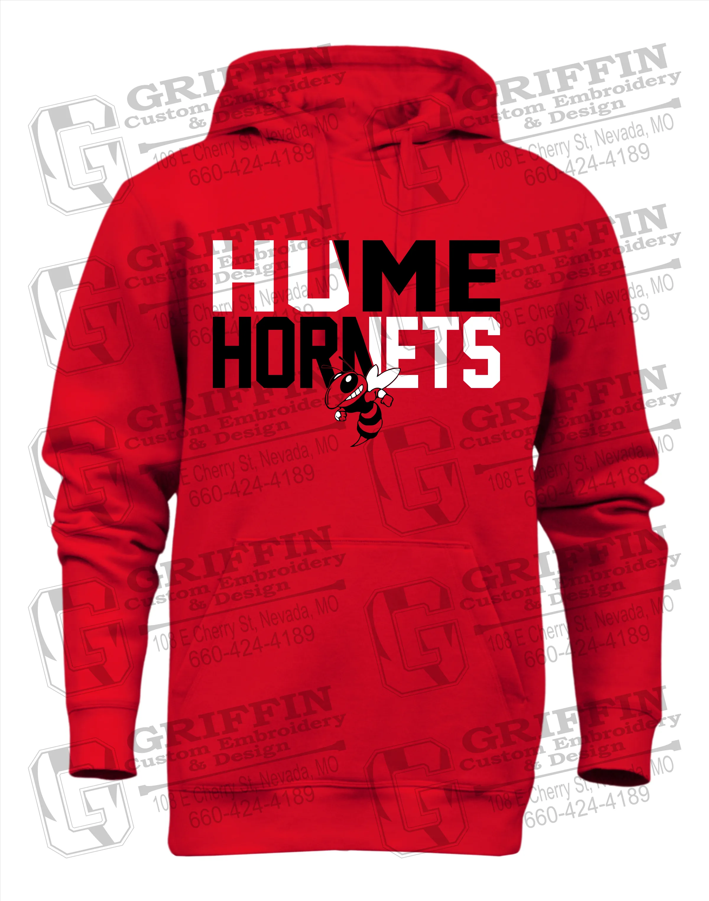Heavyweight Fleece Hoodie - Hume Hornets 23-C
