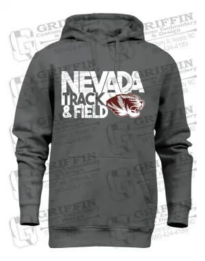 Heavyweight Fleece Hoodie - Track & Field - Nevada Tigers 24-Q
